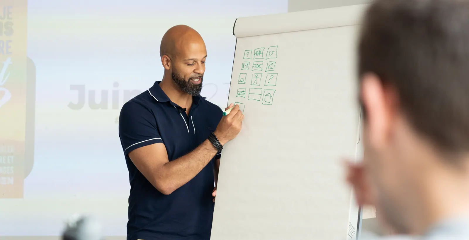 Coach Wayta animant une session de formation